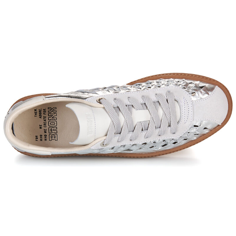 Bronx Bob-bie Argento Sneakers basse Donna - 6