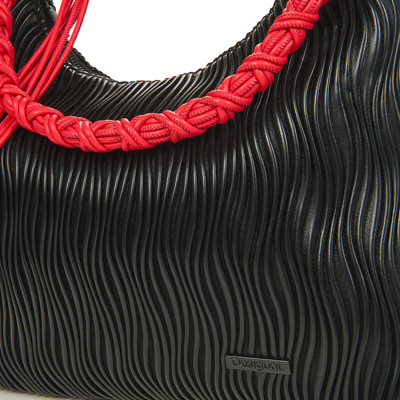 Desigual Sac bandouli&egrave;re noir pour femme BAG LITIO SAMARRA - 4
