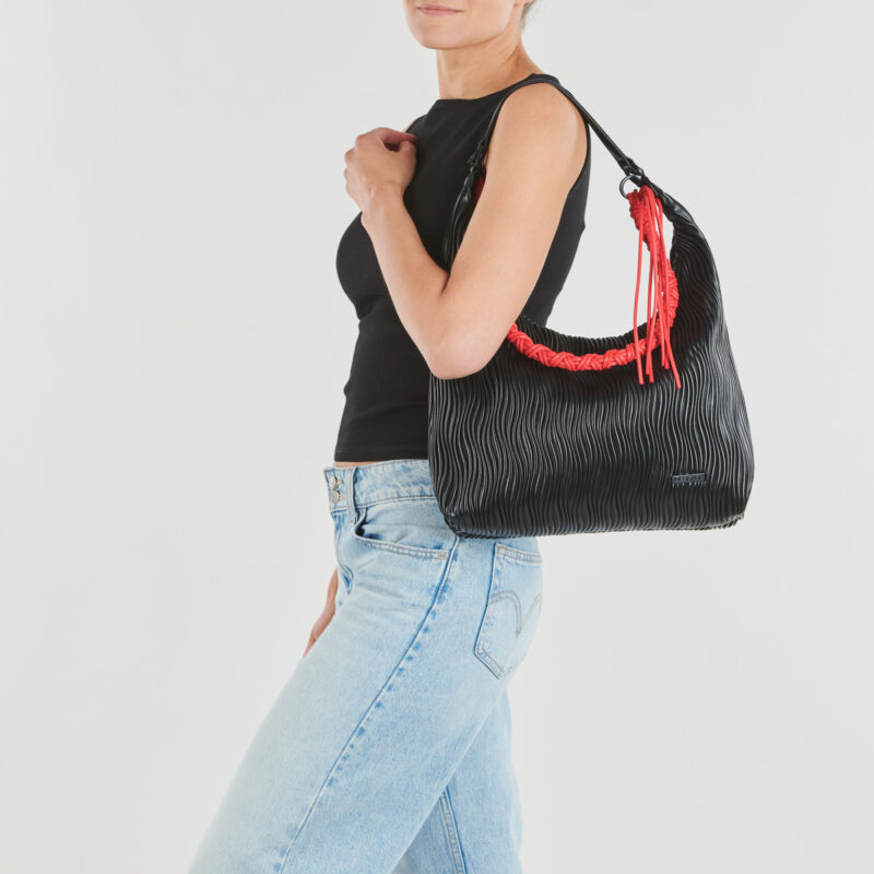 Desigual Sac bandouli&egrave;re noir pour femme BAG LITIO SAMARRA - 6