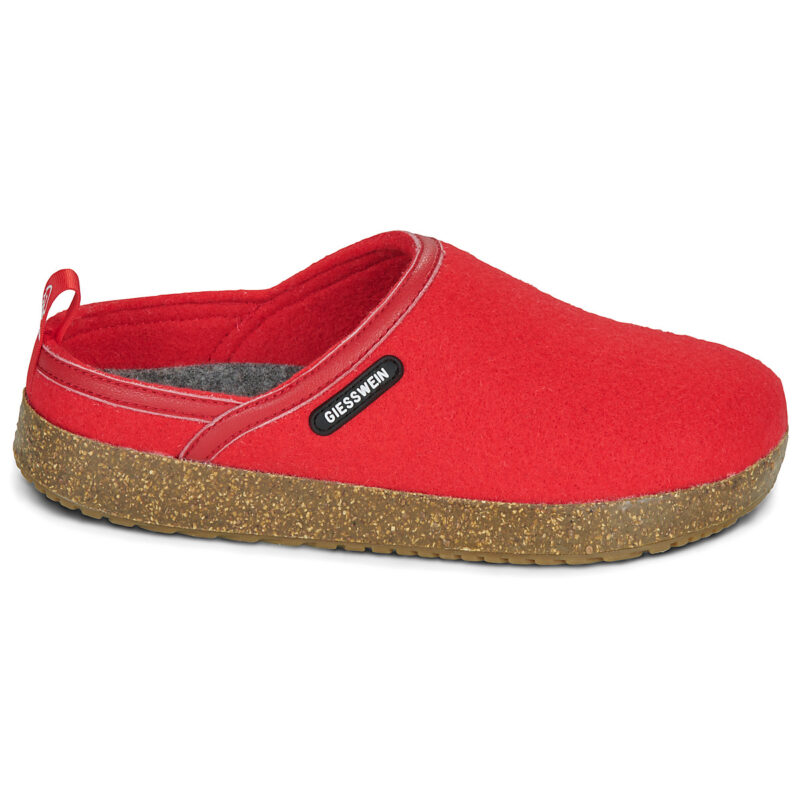 Giesswein Wool Clog Rosso Pantofole Donna - 2