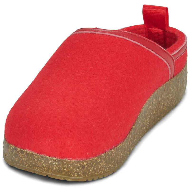 Giesswein Wool Clog Rosso Pantofole Donna - 3