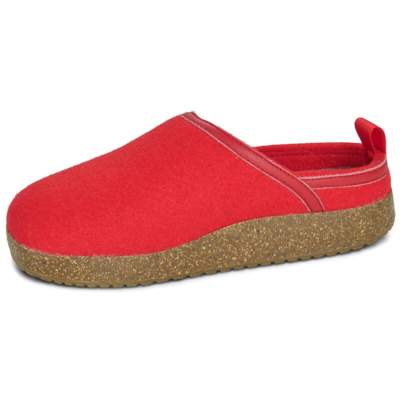 Giesswein Wool Clog Rosso Pantofole Donna - 4