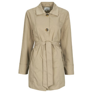 Trench JDY DYISADORA LIFE TRENCHCOAT Beige Trench Donna