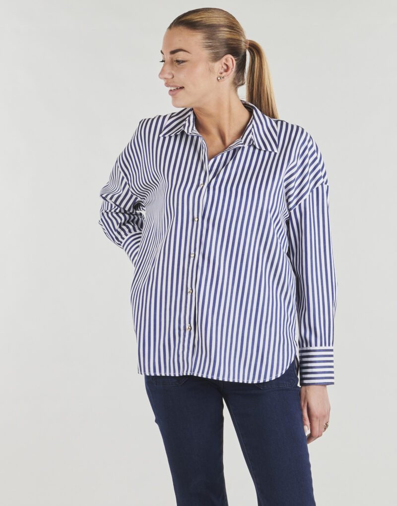 Shirt JDY JDYVESPER L/S LUREX Blue Women's Shirts - 2