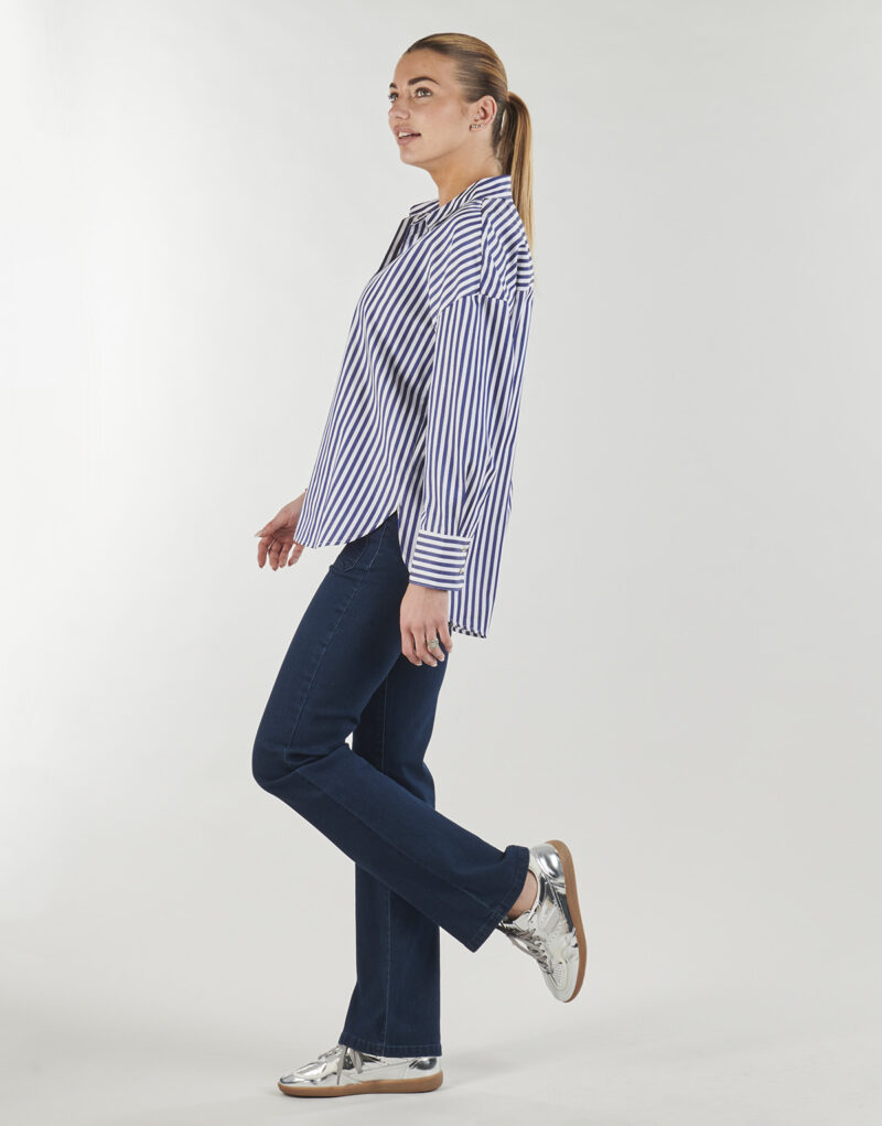 Shirt JDY JDYVESPER L/S LUREX Blue Women's Shirts - 3