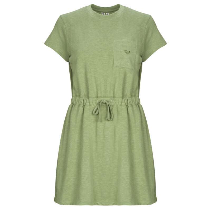 Vestido corto color caqui liso Roxy SUNNY EXPEDITION para mujer - 1