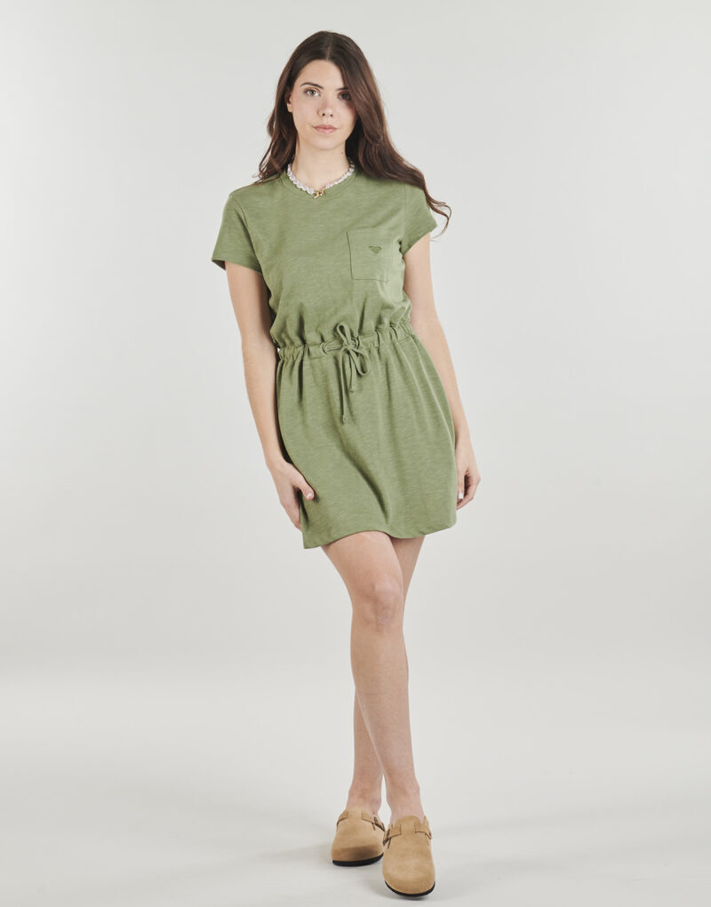 Vestido corto color caqui liso Roxy SUNNY EXPEDITION para mujer - 2