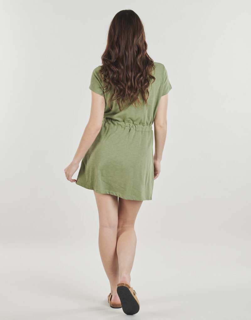 Vestido corto color caqui liso Roxy SUNNY EXPEDITION para mujer - 4