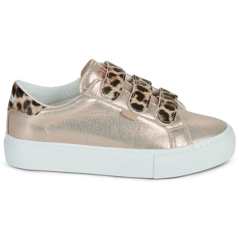 Only ONLDONNA PU METALLIC VELCRO Oro Sneakers basse Donna - 2