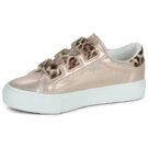 Only ONLDONNA PU METALLIC VELCRO Oro Sneakers basse Donna - 4