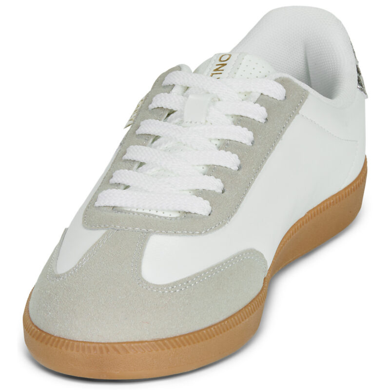 Only ONLSANDRA SIDE GLITTER Bianco Sneakers basse Donna - 3