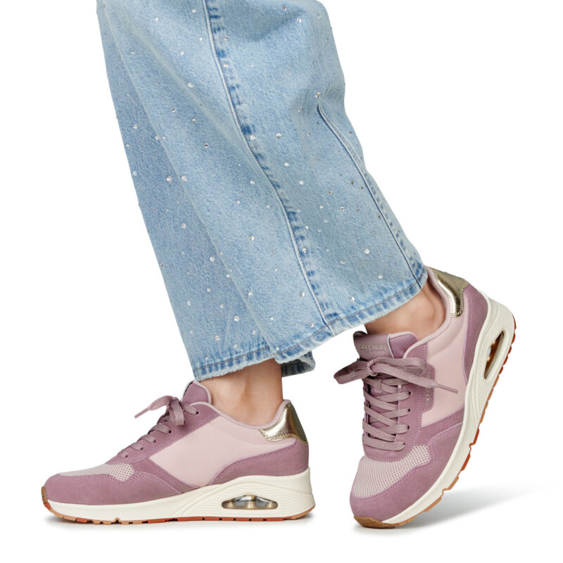 Skechers  UNO  Rosa -  Sneakers basse Donna - 8