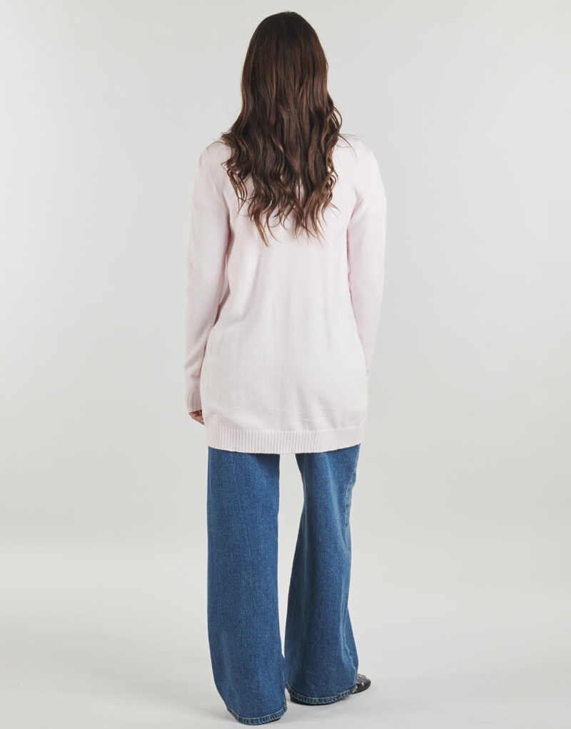 Gilet/cardigan rose &agrave; manches longues Vila VIRIL OPEN - Taille 4