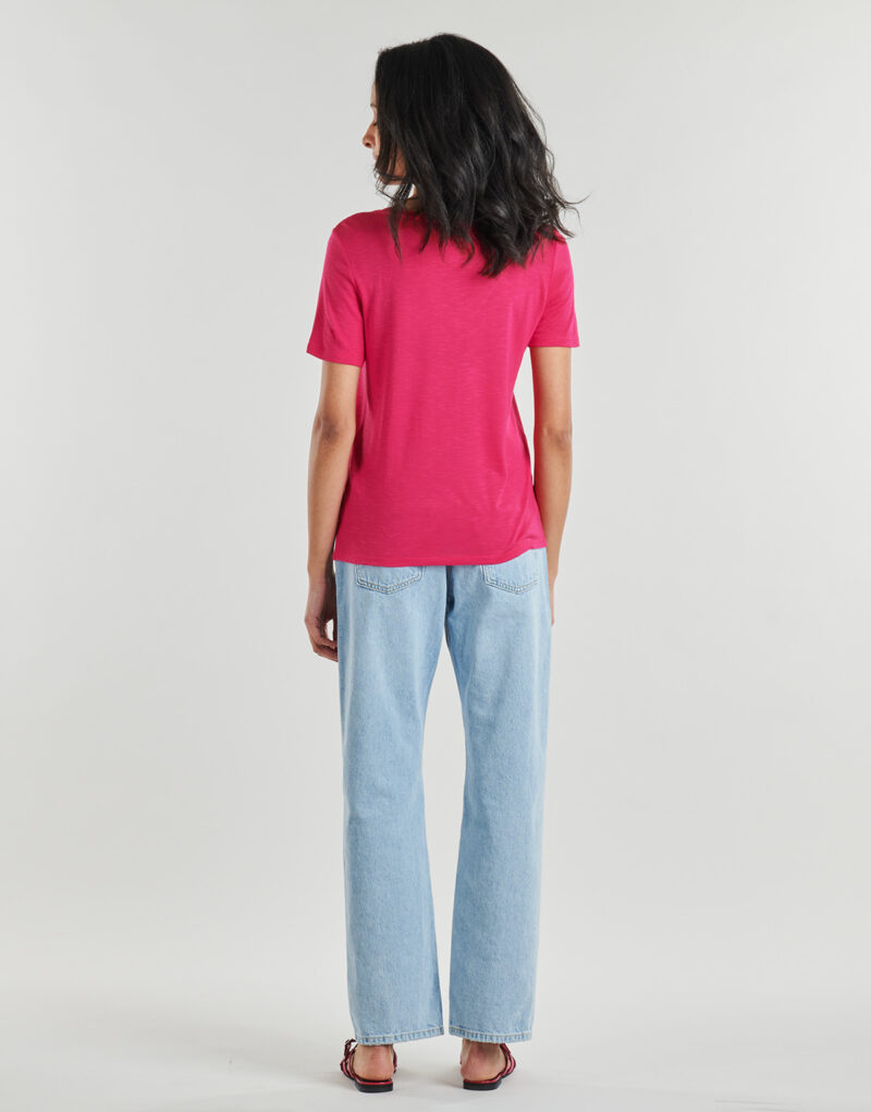 Vila VINOEL Pink T-shirt Women's Short Sleeve T-shirt - 4