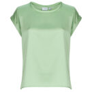 Camicetta  Vila  VIELLETTE S/S SATIN  Verde -  Camicette Donna - 1