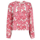 Vila VIBRIA EVA O-NECK LS TOP Pink Blouse Women's Blouses - 1