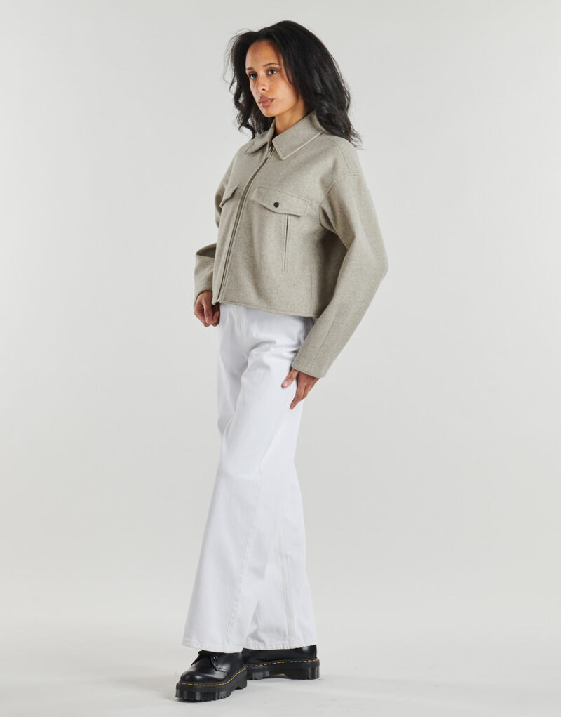 Giubbotto Vero Moda VMFORTUNEFREJ SHORT JACKET Beige Giubbotti Donna - 3