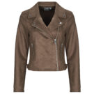 Giacca in pelle Vero Moda VMJOSE SHORT JACKET Marrone Giacche in pelle Donna - 1
