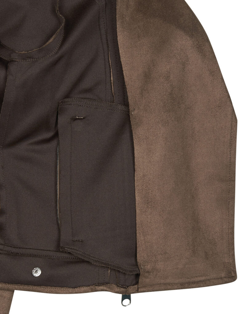 Giacca in pelle Vero Moda VMJOSE SHORT JACKET Marrone Giacche in pelle Donna - 6