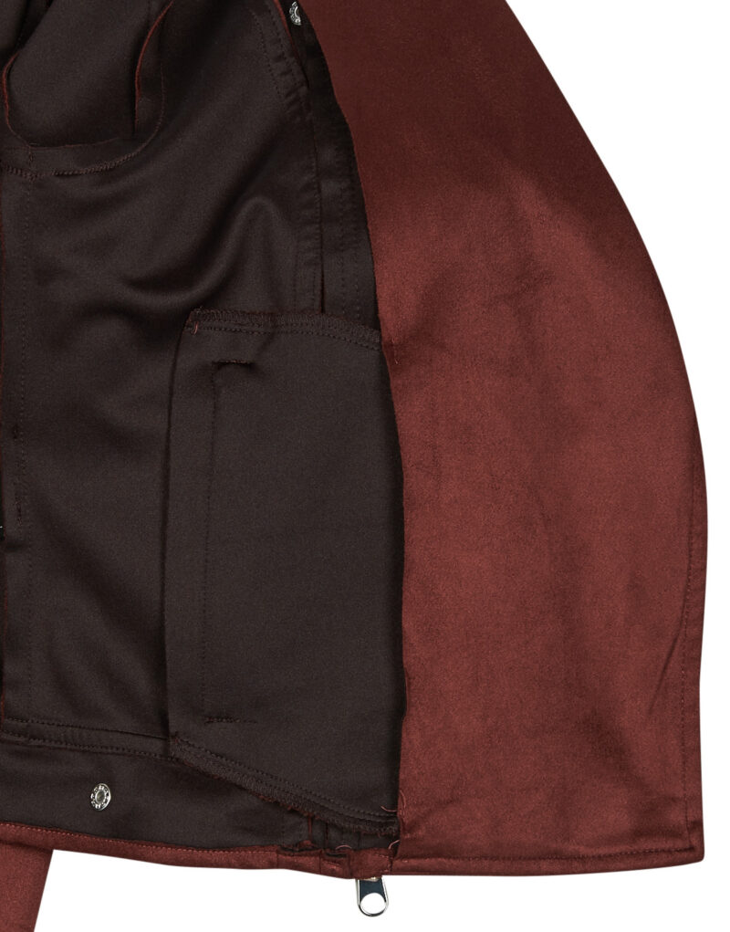Giacca in pelle Vero Moda VMJOSE SHORT JACKET Bordeaux Giacche in pelle Donna - 6