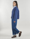 Giubbotto Vero Moda VMERA LS QUILTED DNM Blu Giubbotti Donna - 3