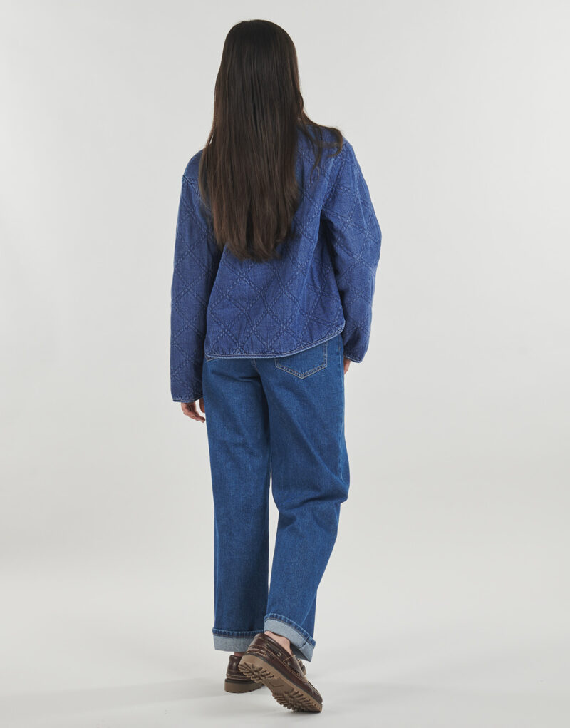 Giubbotto Vero Moda VMERA LS QUILTED DNM Blu Giubbotti Donna - 4