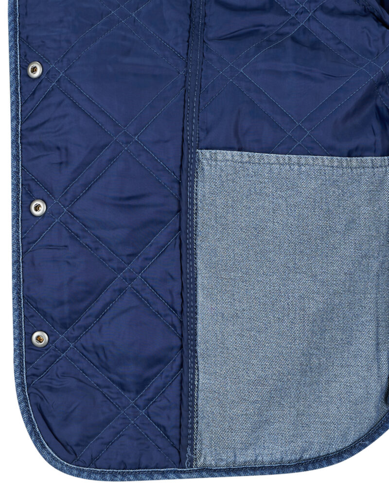 Giubbotto Vero Moda VMERA LS QUILTED DNM Blu Giubbotti Donna - 6
