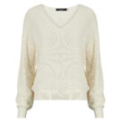 Vero Moda VMNEWLEXSUN Einfarbiger/Gestreifter Gelber Pullover Damenpullover - 1