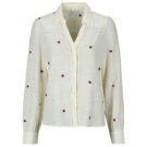Vero Moda VMJILLIAN LS SHIRT Beige Blouse Women's Blouses - 1