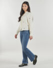 Vero Moda VMJILLIAN LS SHIRT Beige Blouse Women's Blouses - 3