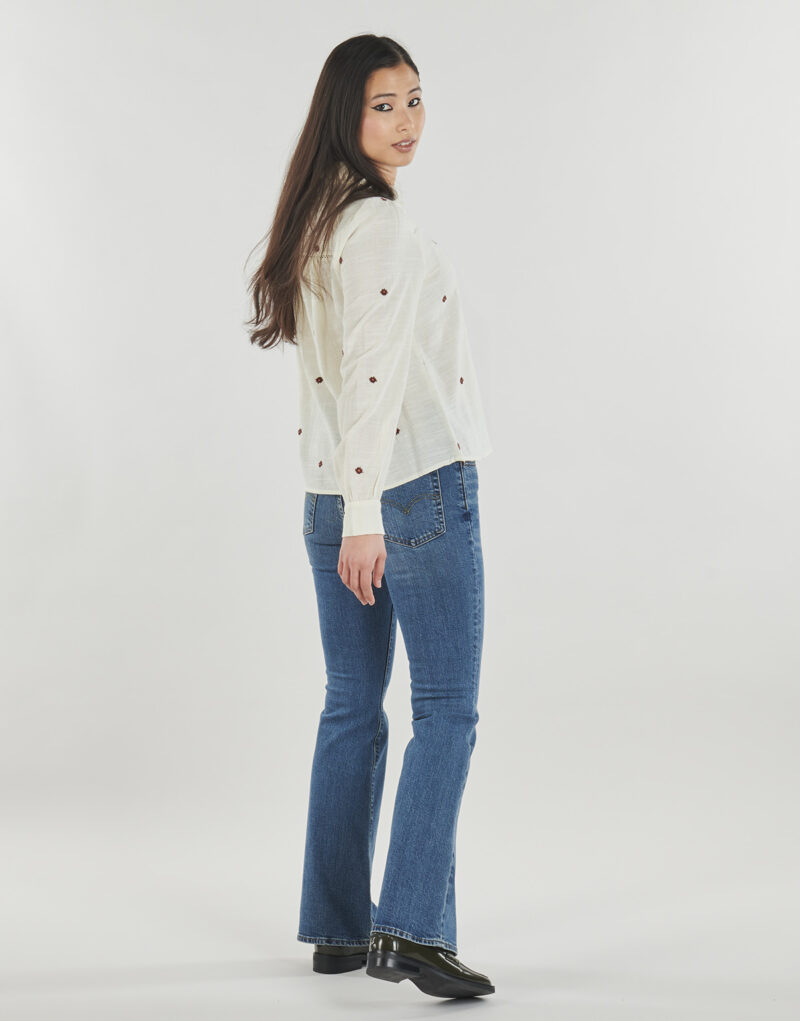 Vero Moda VMJILLIAN LS SHIRT Beige Blouse Women's Blouses - 4