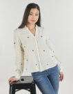 Vero Moda VMJILLIAN LS SHIRT Beige Blouse Women's Blouses - 5