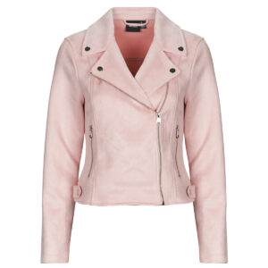 Giacca in pelle  Vero Moda  VMJOSE SHORT FAUX SUEDE  Rosa -   Giacche in pelle Donna