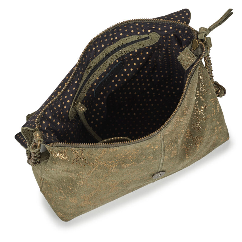 Pieces PCFELIZIA Kaki Borsa a tracolla Donna - 5
