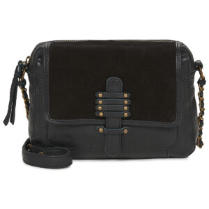 Pieces PCBEA LEATHER CROSS BODY Nero Borsa a tracolla Donna