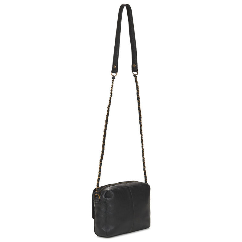 Pieces PCBEA LEATHER CROSS BODY Schwarz Umh&auml;ngetasche Damen - 3