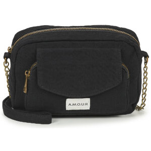 Pieces PCJOLINE QUOTE CROSS BODY Nero Borsa a tracolla Donna