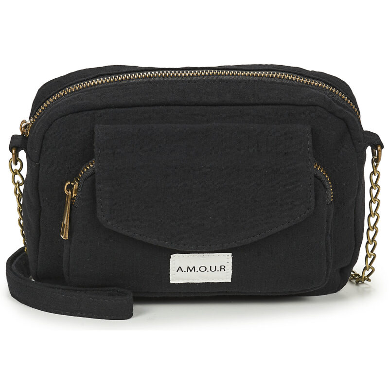 Pieces PCJOLINE QUOTE CROSS BODY Schwarz Umh&auml;ngetasche Damen - 1