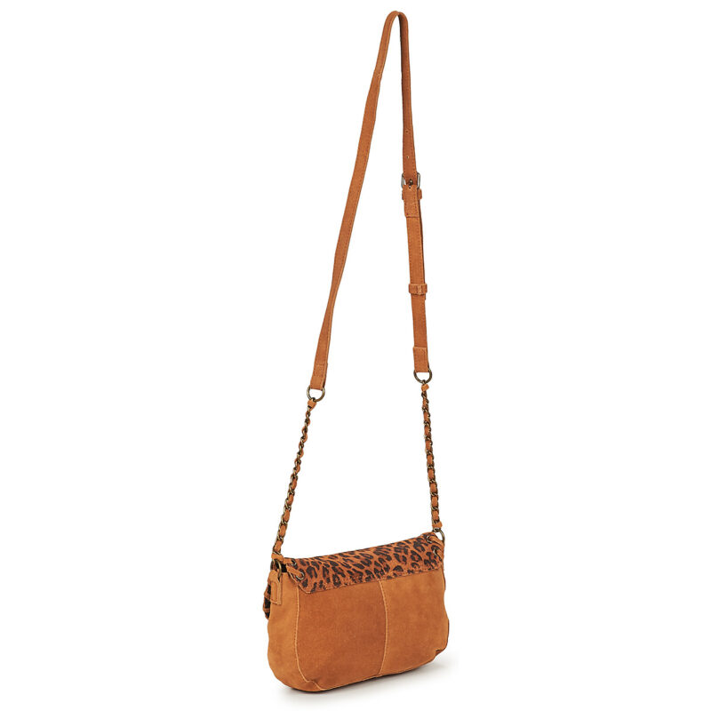 Pieces PCBINIA SUEDE CROSS BODY Braune Damen-Schultertasche - 3
