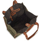 Pieces PCSALLI SUEDE SHOPPER Kaki Borse Shopping Donna - 5