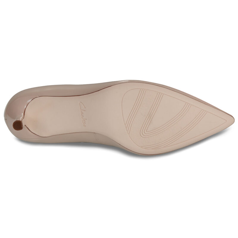 Clarks Zarey Court Beige Décolleté Donna - 7