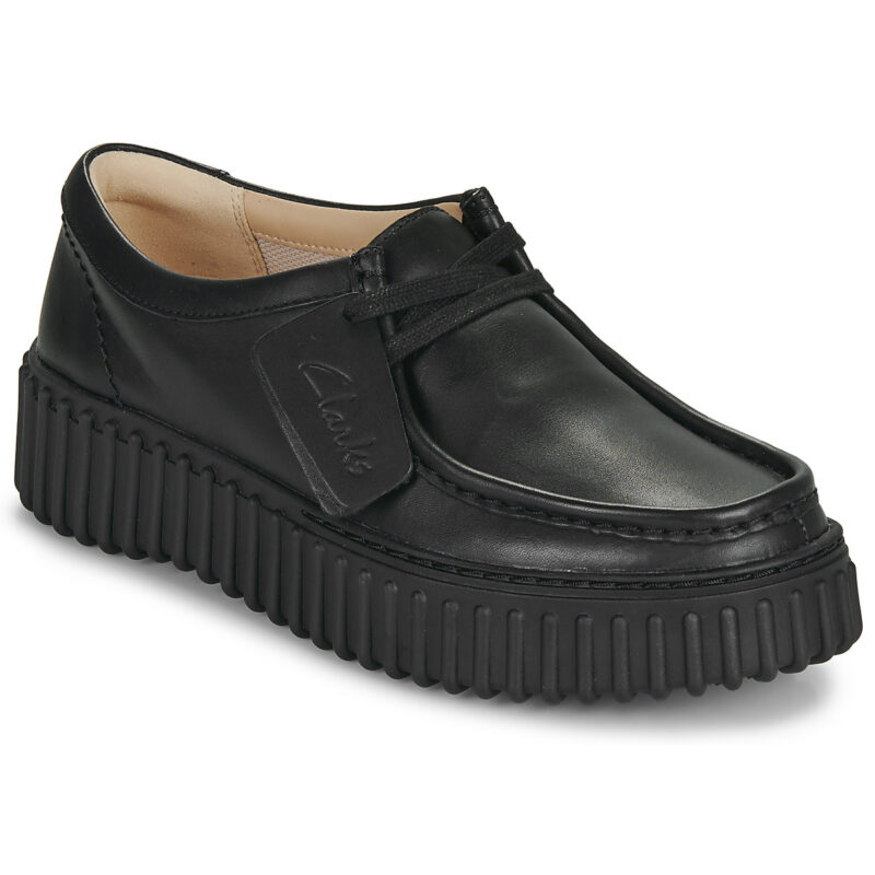 Clarks  Torhill Bee  Nero -  Derby Donna - 1