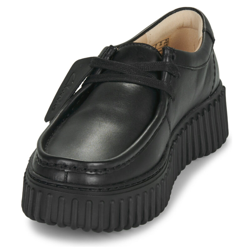 Clarks  Torhill Bee  Nero -  Derby Donna - 3
