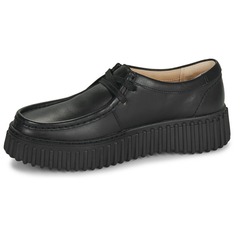 Clarks  Torhill Bee  Nero -  Derby Donna - 4