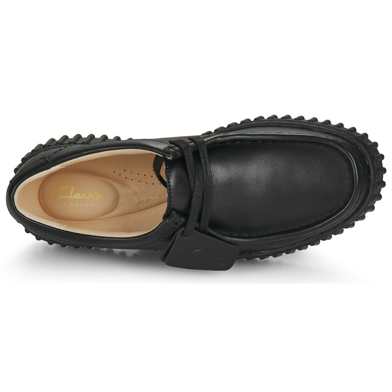 Clarks  Torhill Bee  Nero -  Derby Donna - 6