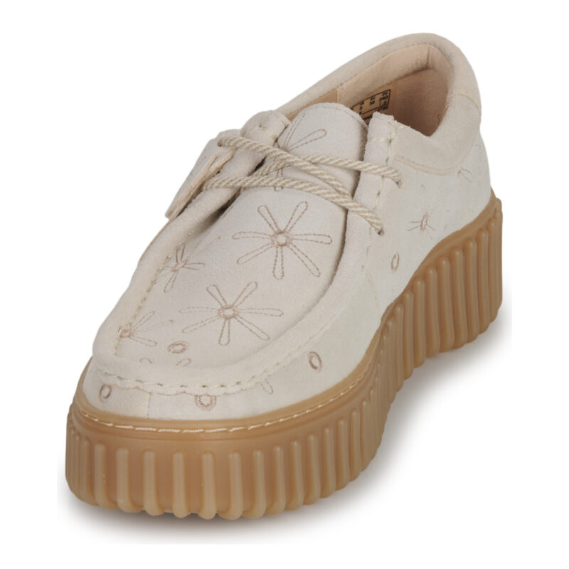Clarks  Torhill Bee  Beige -  Derby Donna - 3