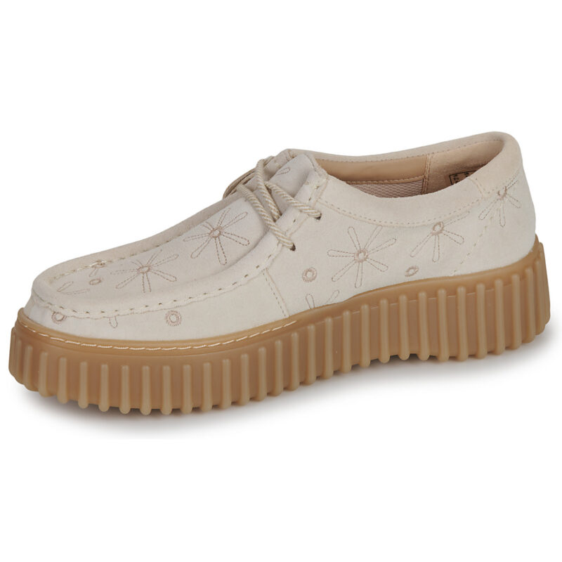 Clarks  Torhill Bee  Beige -  Derby Donna - 4