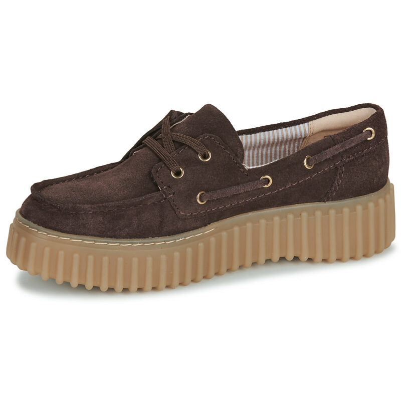 Clarks Torhill Boat Marrone Scarpe da barca Donna - 4