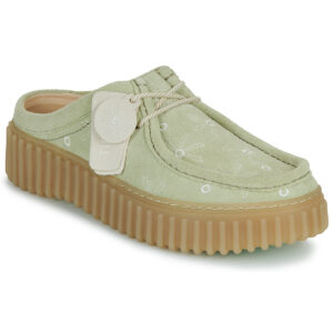 Clarks Torhill Mule Verde Ciabatta Donna
