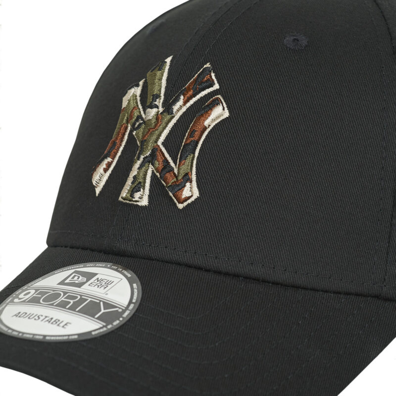 Cappellino New Era CAMO INFILL 9FORTY® NEW YORK YANKEES Nero Cappellini Donna - 3